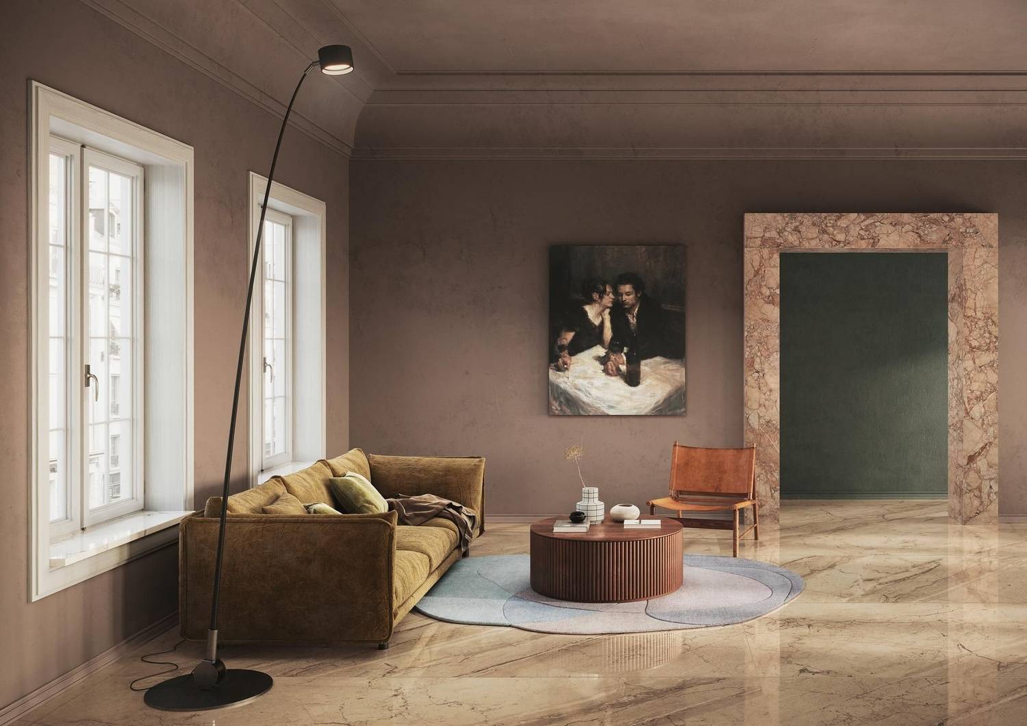 Incanto Breccia Aurora 60x120 Lux - imagine 2